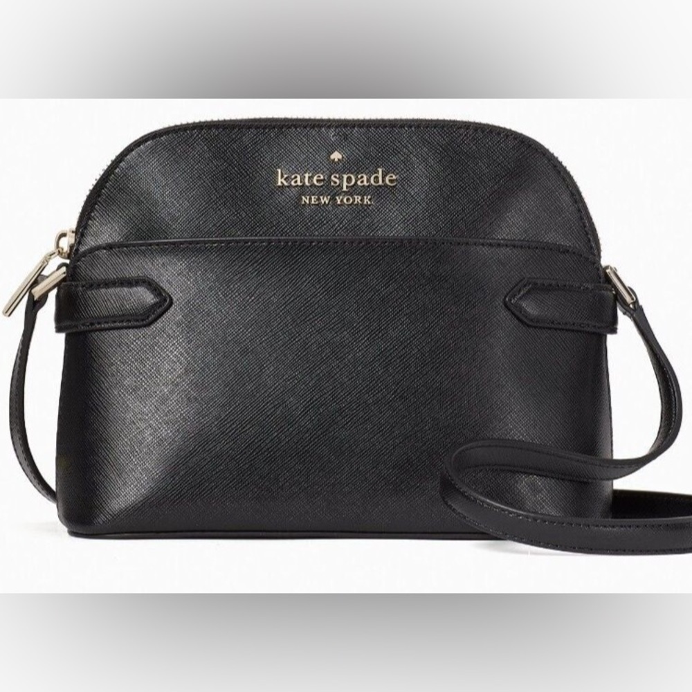 kate spade Leather Crossbody Bag with Gold Logo WKR00645
